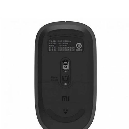 Мышь беспроводная XiaoMi Mi Mouse Lite 2, Чёрная (XMWXSB02YM). Фото 4