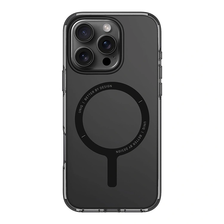 Накладка Uniq для iPhone 16 Pro Max Clario (MagSafe), Smoke (IP6.9P(2024)-CLARMSMK). Фото 1