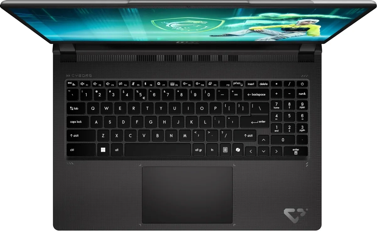 MSI Cyborg 15 C2WF-014XRU Серый (15.6" IPS, Intel Core i7-240H, 16 Гб, SSD 1024 Гб, GeForce RTX 5060, DOS) 9S7-15T121-014. Фото 4