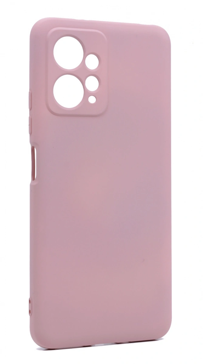 Накладка Silicone Case Logo для Xiaomi Redmi Note 12 4G, Пудровый. Фото 1