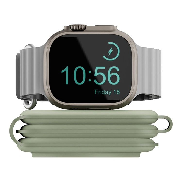 Беспроводное зарядное устройство EnergEA Bazic GoMag Trio PLUS magnetic wireless foldable 15W, Sag (GM-TRIOPLUS-SAG). Фото 4