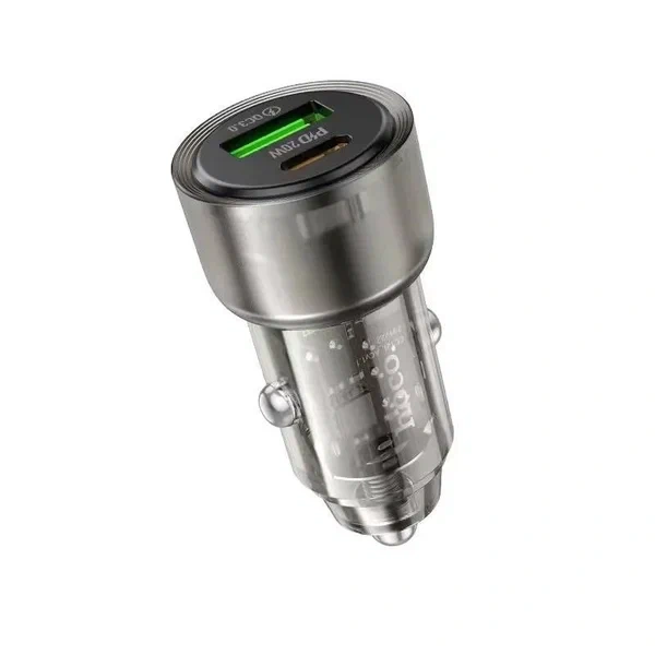 Автомобильное зарядное устройство Hoco Z52, Чёрное. Фото 2