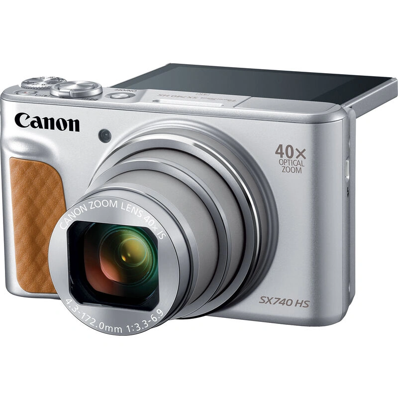 Фотоаппарат Canon PowerShot SX740 HS, Серебристый (Английский язык). Фото 7