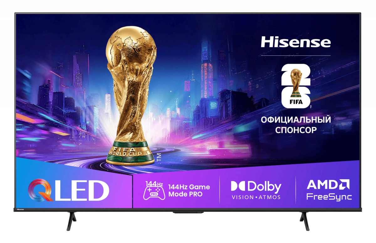Телевизор Hisense 65E7Q Pro (2025) 65" 4K UHD QLED Smart TV. Фото 1