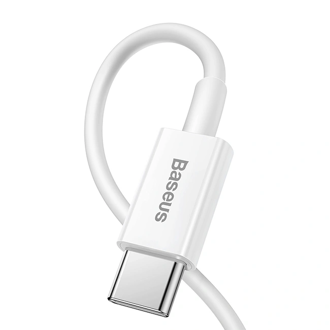 Кабель Baseus Superior Series Fast Charging Data Cable Type-C to iP PD 20W 1m, Белый (CATLYS-A02). Фото 3