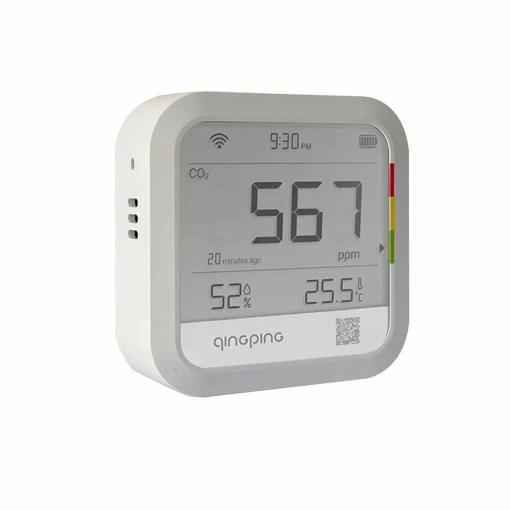 Монитор качества воздуха Qingping CO2/Temp/RH Monitor, White (CGP22C). Фото 3