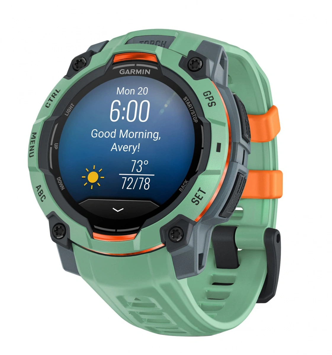 Умные часы Garmin Instinct 3 45mm, Amoled, Neo Tropic with Neo Tropic Silicone Band (010-02936-01). Фото 1