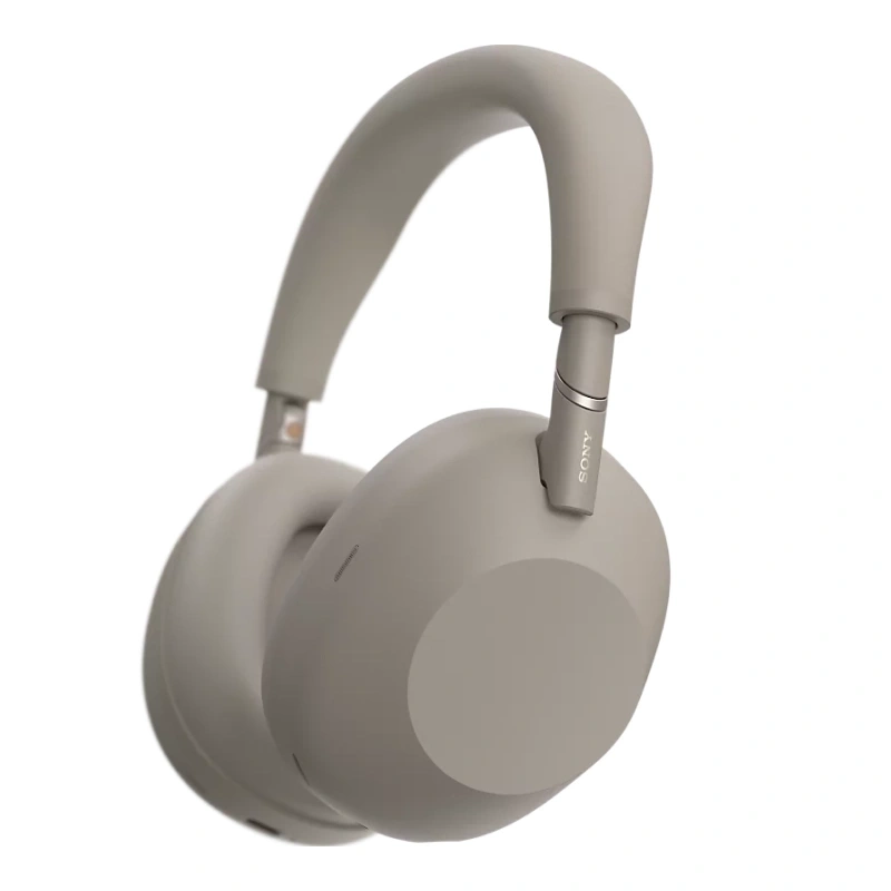 Беспроводные наушники Sony WH-1000XM6/TM с шумоподавлением,  Cеро-бежевый (Sandstone). Фото 1