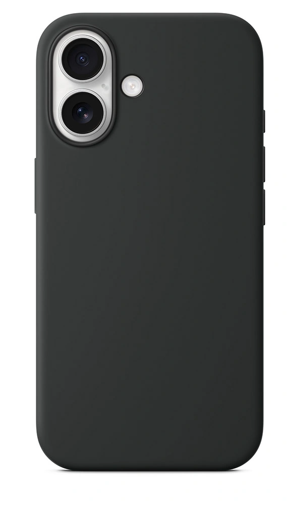 Накладка Silicone Case для iPhone 16, Чёрный. Фото 1