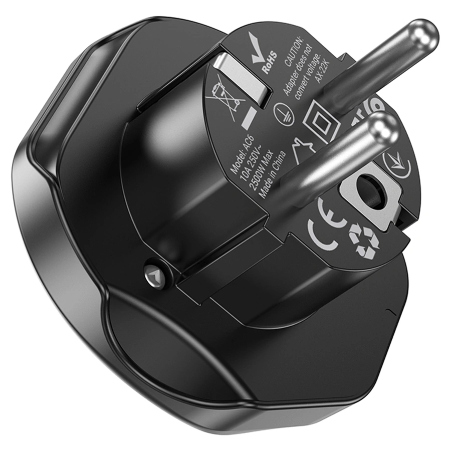 Переходник Hoco AC6, Black. Фото 4