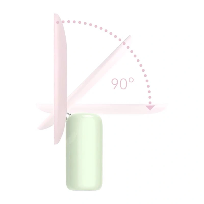 Зеркало для макияжа DOCO DM001, Зелёно-розовое. Фото 3