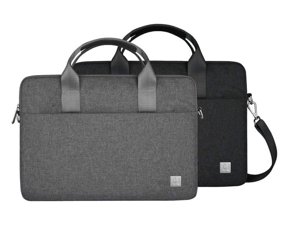 Сумка для ноутбука Wiwu Minimalist Laptop Bag 2 14", Gray. Фото 4
