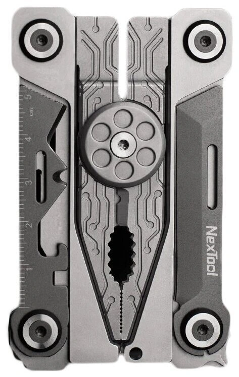 Мультитул NexTool Silver Blade 14-in-1 EDC Tool, Серый (NE20182). Фото 1