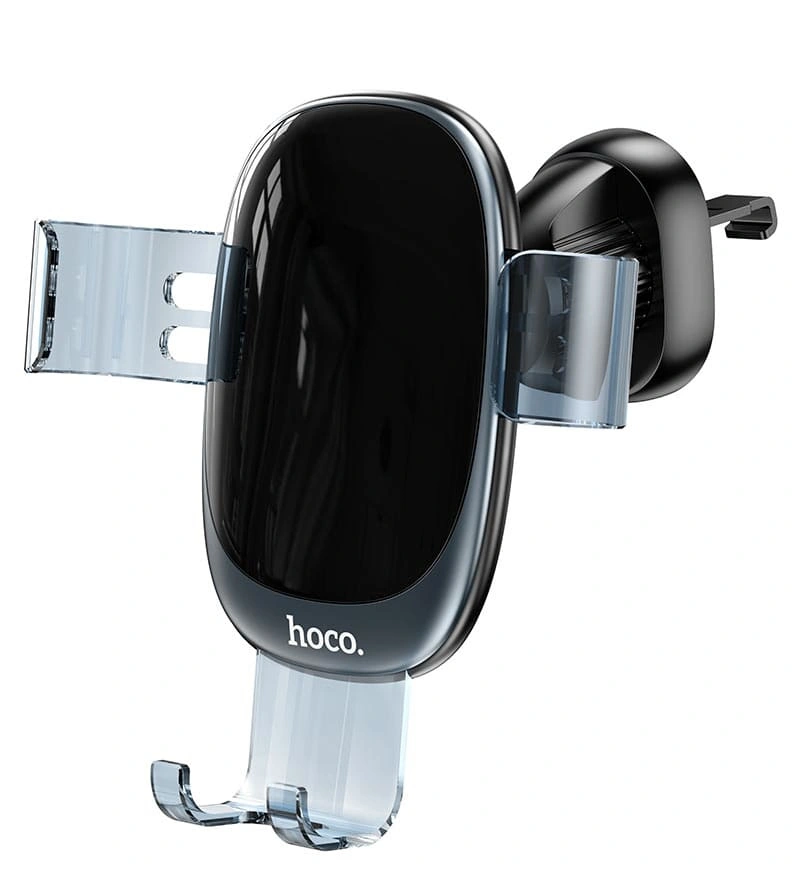 Держатель Hoco H7 Small Gravity Car Holder (Air Outlet), Тёмно-серый. Фото 1