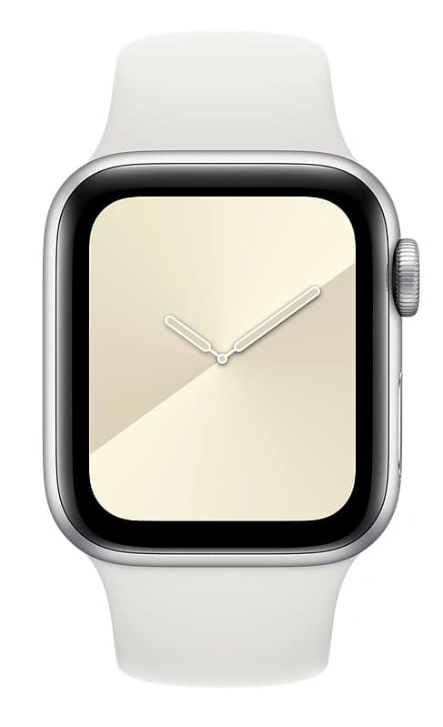 Ремешок силиконовый для Apple Watch 44/45/46/49мм, Белый. Фото 3