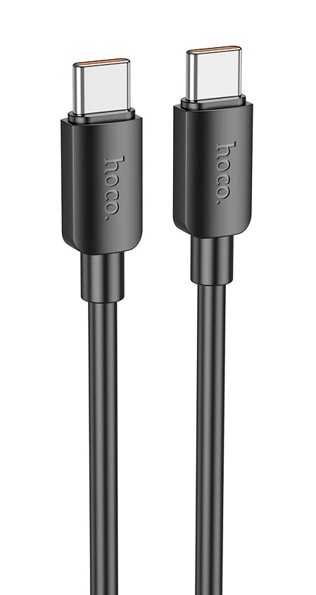 Кабель Hoco X96 Hyper PD60W Type-C - Type-C 1м, Чёрный. Фото 1