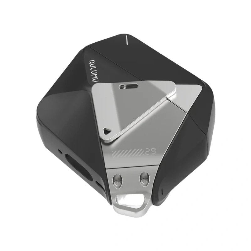 Чехол Aulumu A29 Geometric для AirPods 4, Black (UA-A29-BK). Фото 3