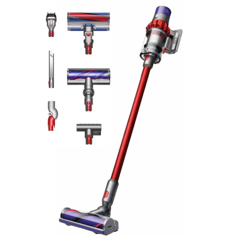 Беспроводной пылесос Dyson Cyclone V10 Absolute, Red/Nickel (SV27). Фото 1