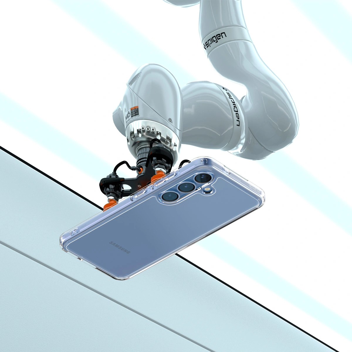 Накладка Spigen Ultra Hybrid для Samsung Galaxy S25 Plus, Crysral Clear (ACS08985). Фото 6