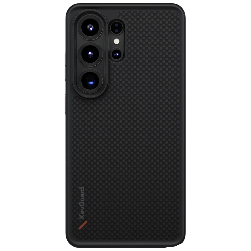 Накладка Uniq Keva Tough Aramid Protective (MagSafe) для Samsung Galaxy S26 Ultra, Black (GS26UHYB-KEVAMCBLK). Фото 1