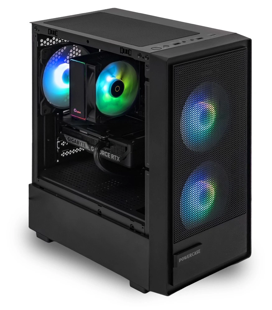 Системный блок CORE M (SM02 Intel Core i5-12400F, 32Гб DDR4, Gigabyte RTX5060, SSD 1Тб M.2, MSI B760M-E, 650Вт). Фото 2