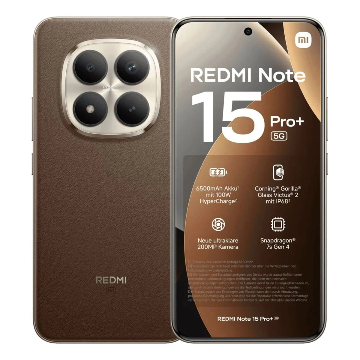 Смартфон Redmi Note 15 Pro Plus 5G 12/512Гб Коричневый мокко. Фото 1