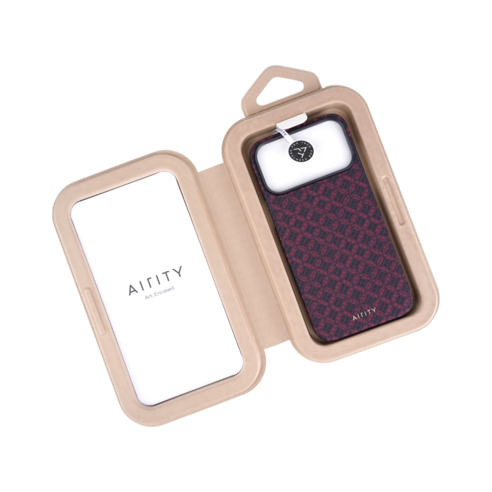Накладка AIRITY для iPhone 18 Pro Max Dragon Armor Series (MagSafe), Burgundy (ЦБ-00003023). Фото 4