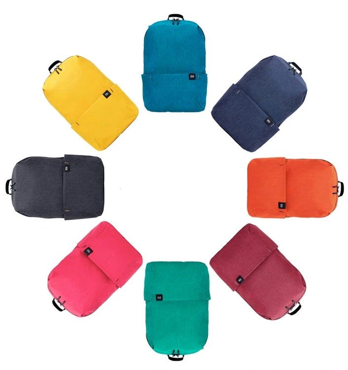 Рюкзак XiaoMi Mi Colorful Small Backpack 2076, Чёрный. Фото 3