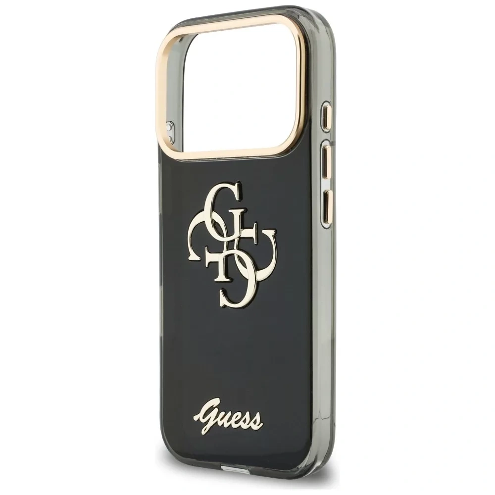 Накладка Guess для iPhone 18 Pro / 17 Pro IML 4G Big and Script metal logo & Cam Hard, Black (GUHCP18L5HC4MLSK). Фото 5