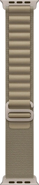 Apple Watch Ultra 2 GPS+Cellular 49mm, ремешок "Olive Alpine Loop" размер L 165-210 mm (MRF03). Фото 3