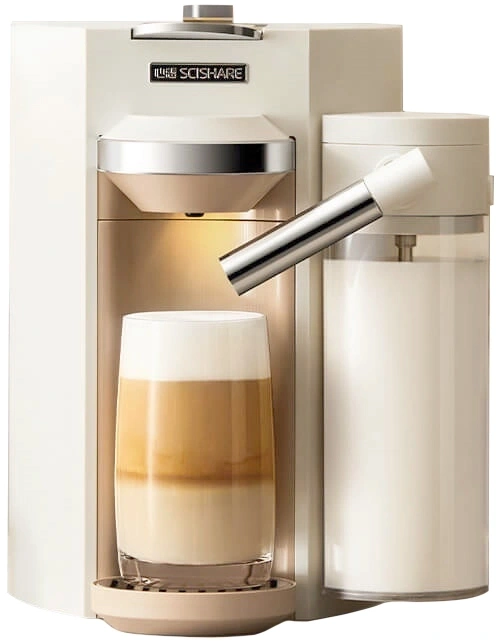 Кофемашина Scishare Capsule Coffee Machine Mini (S1205), White. Фото 2