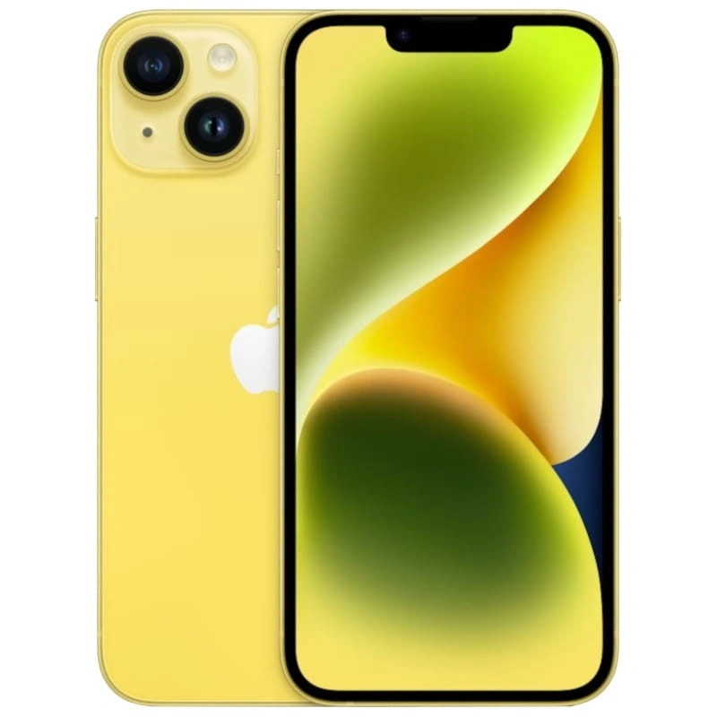 Смартфон Apple iPhone 14 128Гб Жёлтый  (eSIM+SIM) (Без RuStore). Фото 1