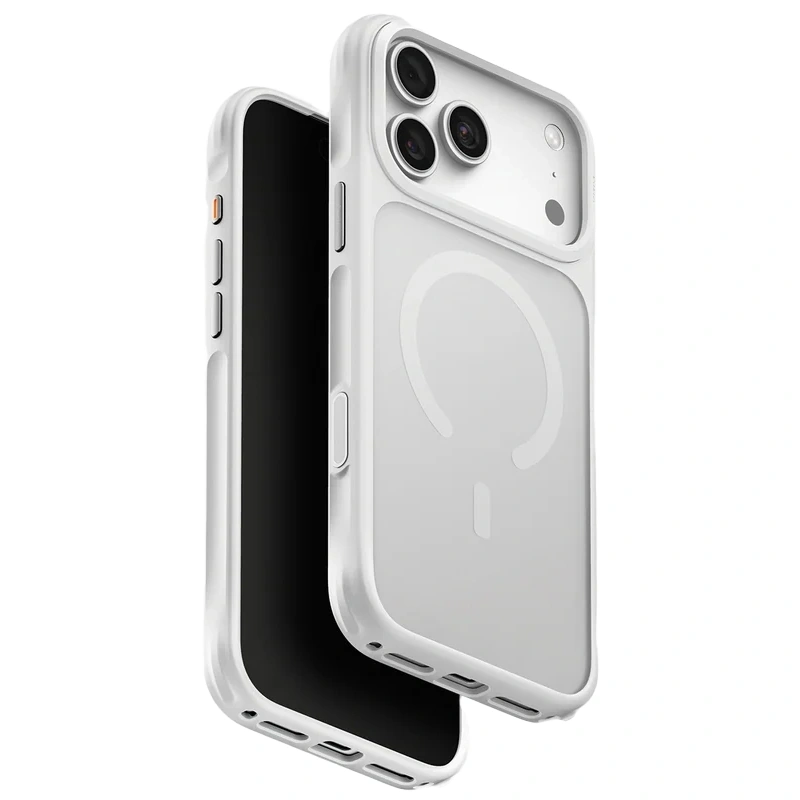 Накладка Uniq для iPhone 18 Pro Max / iPhone 17 Pro Max Veren Frosted Shield Case (MagSafe), Chalk Frost (IP6.9P(2026)-VERNAFMCFST). Фото 1
