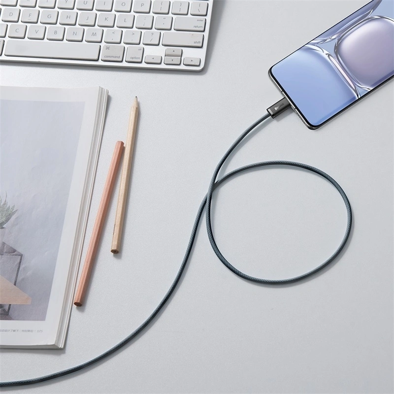 Кабель Baseus Dynamic Series Fast Charging Data Cable Type-C to Type-C 100W 2m, Cерый (CALD000316). Фото 7