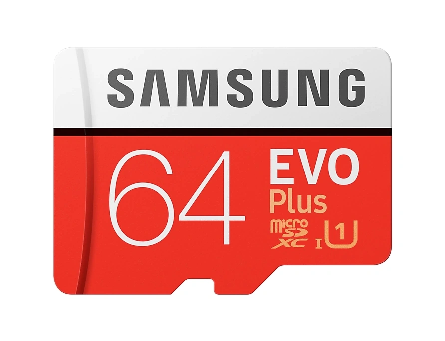 Карта памяти Samsung 64GB MicroSD EVO PLUS + SD адаптер (MB-MC64HA/RU). Фото 2