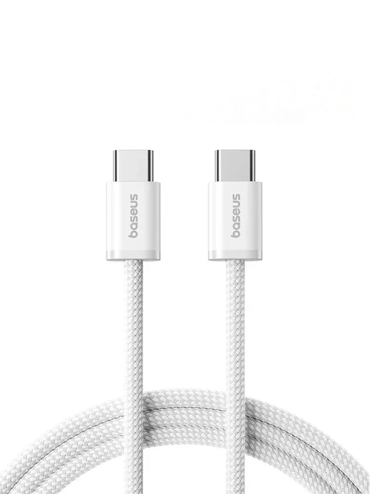 Кабель Baseus Dynamic 4 Series USB-C to USB-C 100W 1m, White (P10381400211-00). Фото 1