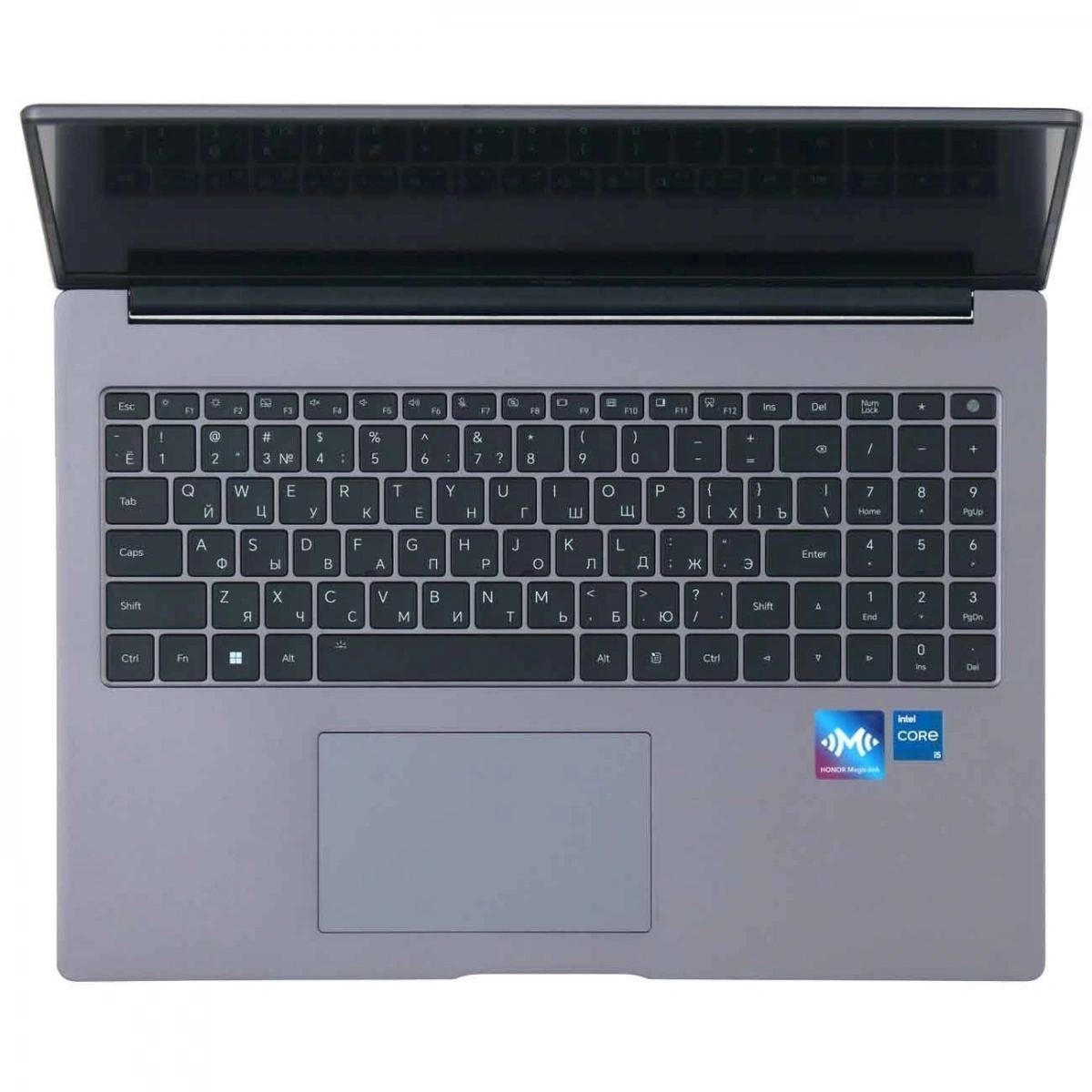 Honor MagicBook X 16 Серый (BRN-F56) (5301AHHM) (16", Intel Core i5-12450H, 2GHz-4.4GHz, 16ГБ, 512ГБ SSD, Intel HD Graphics, без ОС). Фото 4