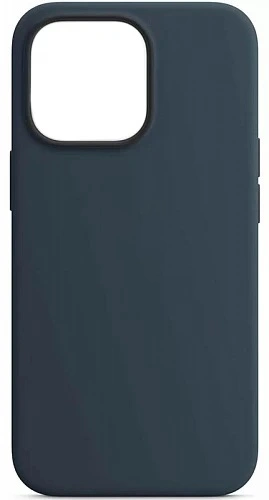 Накладка Silicone Case для iPhone 13 Pro, Тёмно-синяя. Фото 1
