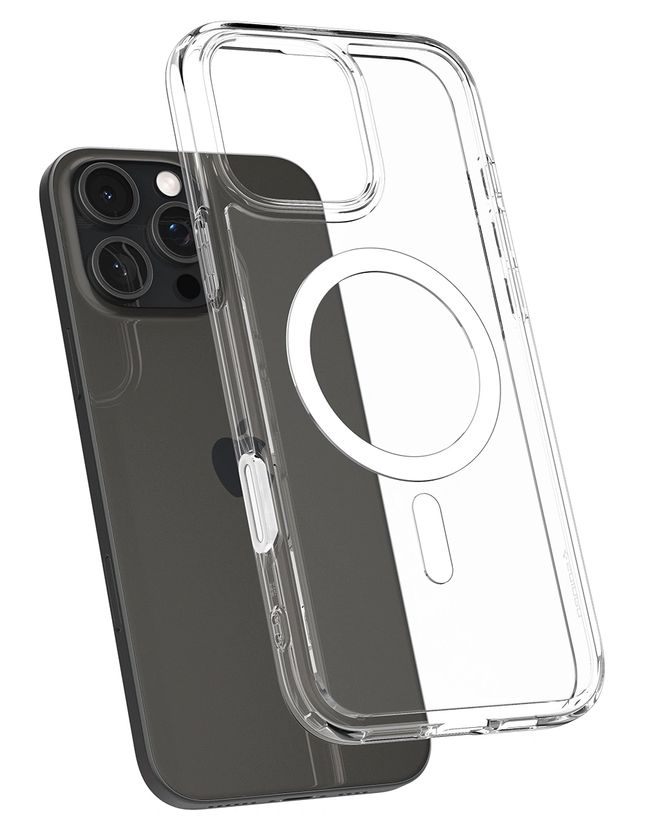 Накладка Spigen Ultra Hybrid T (MagSafe) для iPhone 16 Pro Max, White (ACS08505). Фото 6