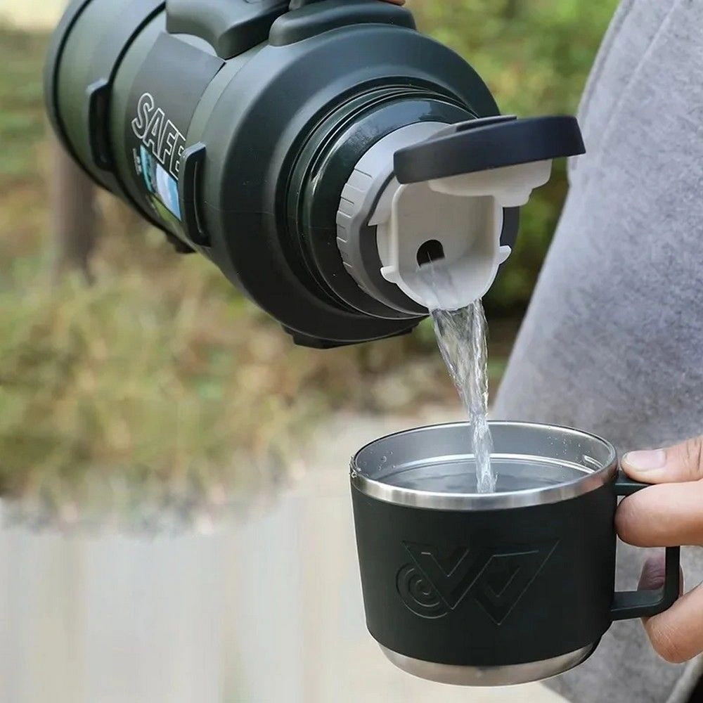 Термос XiaoMi Since SY-042-1700 (1700ml), Black. Фото 2