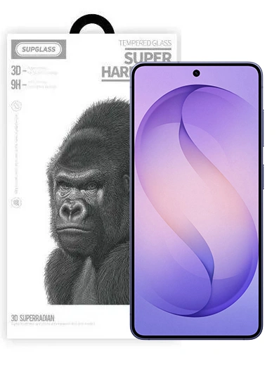 Защитное стекло SupGlass SG-11 для Samsung S26 Tempered Glass Super Hardness, Чёрное. Фото 1