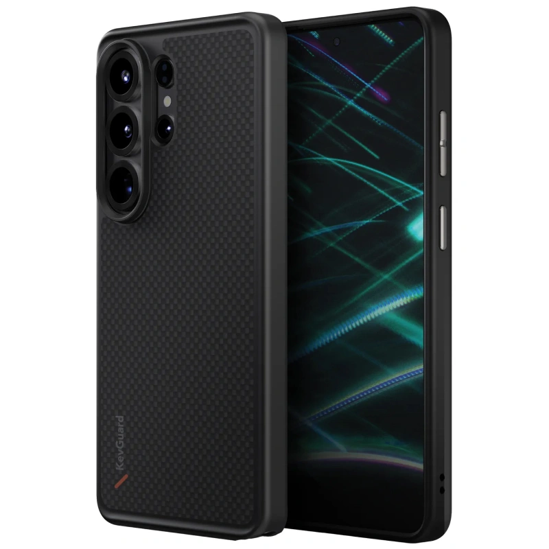 Накладка Uniq Keva Tough Aramid Protective (MagSafe) для Samsung Galaxy S26 Ultra, Black (GS26UHYB-KEVAMCBLK). Фото 2