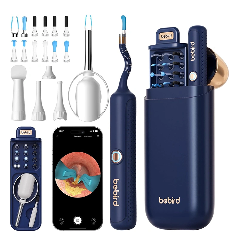 Умная ушная палочка Bebird 3 EarSight Plus, Тёмно-синий (R37R). Фото 1