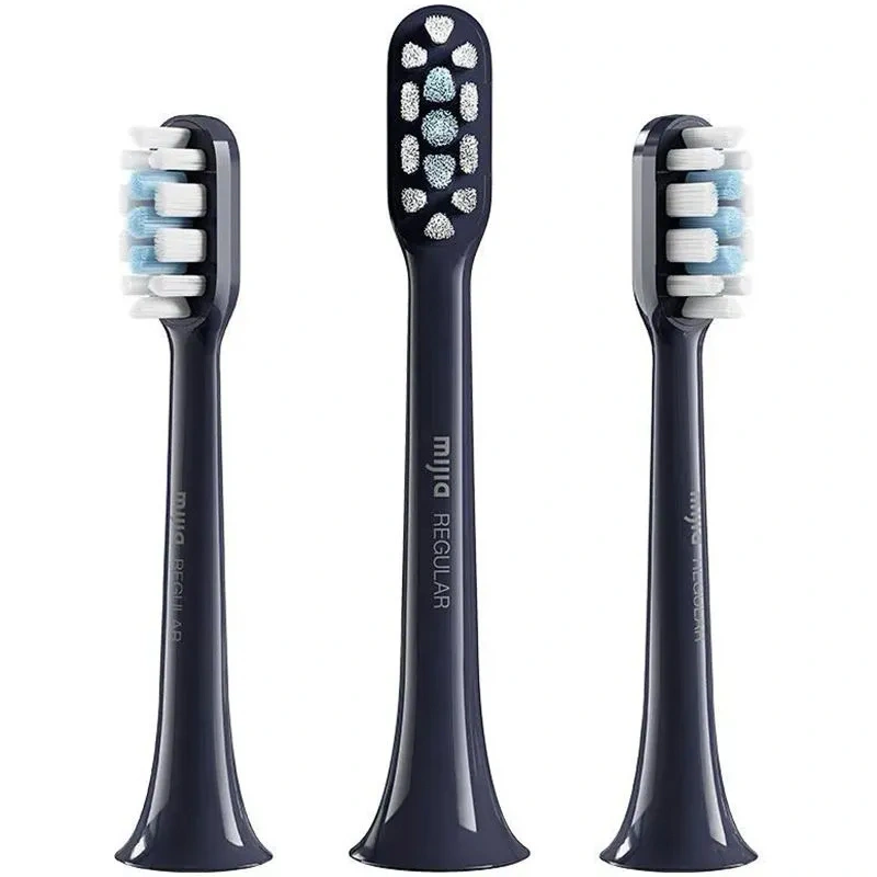 Сменные насадки для зубной щетки MiJia T301/T302  Standart 3 шт. MBS303, Тёмно-синие (BHR6695CN). Фото 1