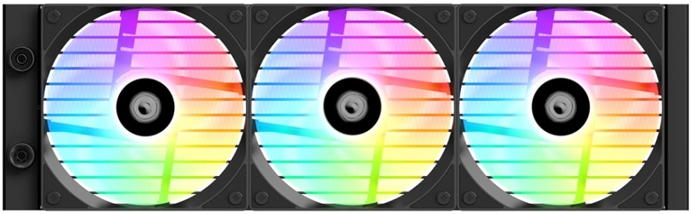 Система охлаждения ID-COOLING FX360 LCD, Чёрный. Фото 2