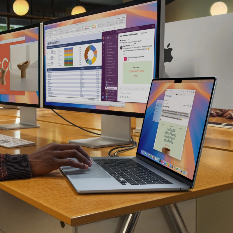 Apple MacBook Air 15" 2025 Тёмная ночь (MW1M3) (M4, 10C CPU/10C GPU, 16 ГБ, 512 ГБ SSD). Фото 7