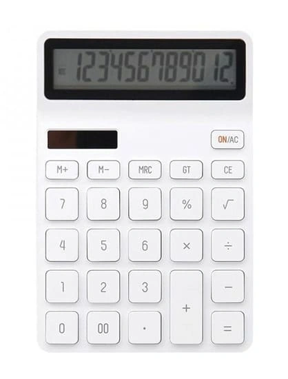 Калькулятор XiaoMi Kaco Lemo Desk Electronic Calculator K1412, Белый. Фото 2