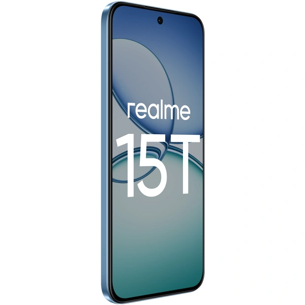 Смартфон Realme 15T 5G 12/256Гб Голубой металлик. Фото 6