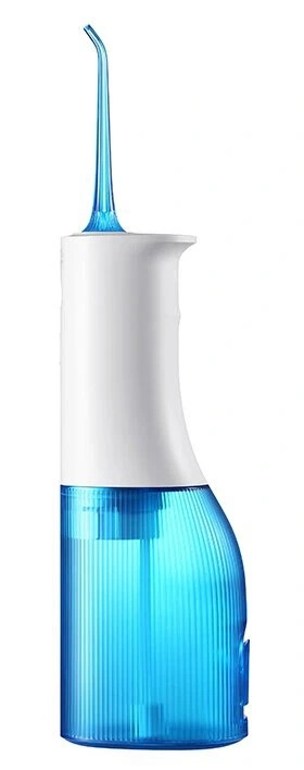 Беспроводной ирригатор Soocas W3 PRO (4 насадки), Голубой. Фото 2