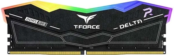 Оперативная память Team T-Force Delta RGB 32ГБ DDR5-6000 DIMM, CL38-38-38-78, Чёрный (FF3D532G6000HC38ADC01). Фото 3